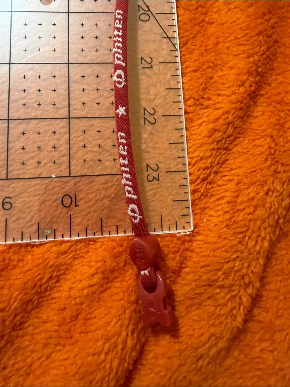 Phiten Red Aqua Titanium Sports Necklace 25” White Logo Athletic